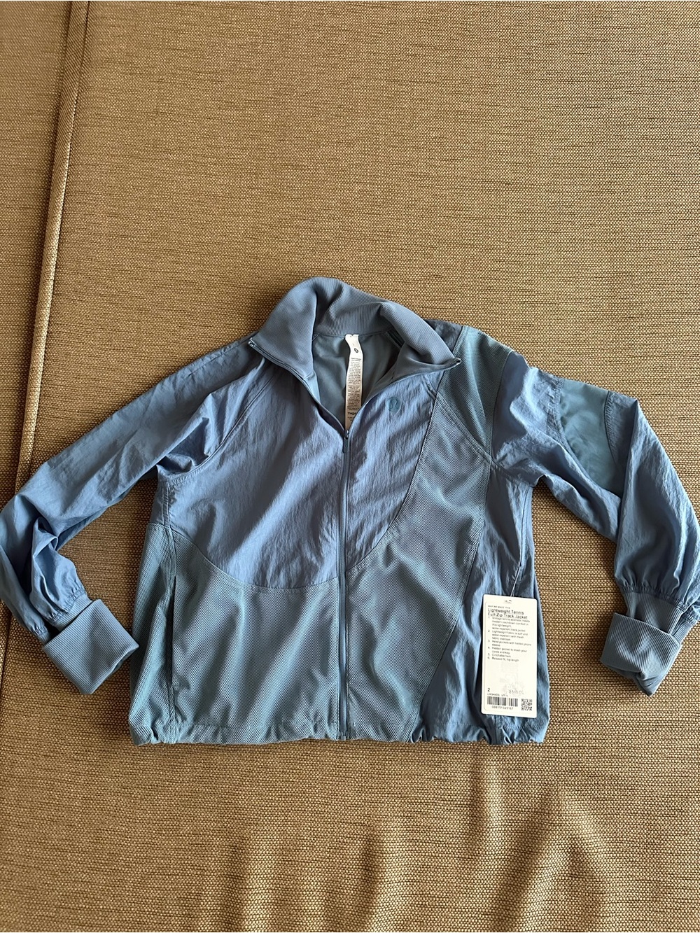 lululemon athletica Lightweight Blue Zip Jacket